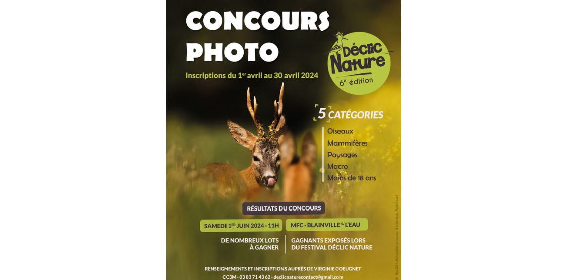 Concours photos "Déclic nature" 2024