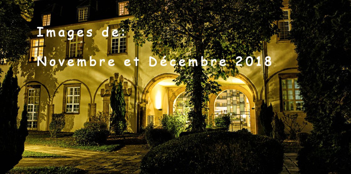 Images mois Novembre Décembre 2018