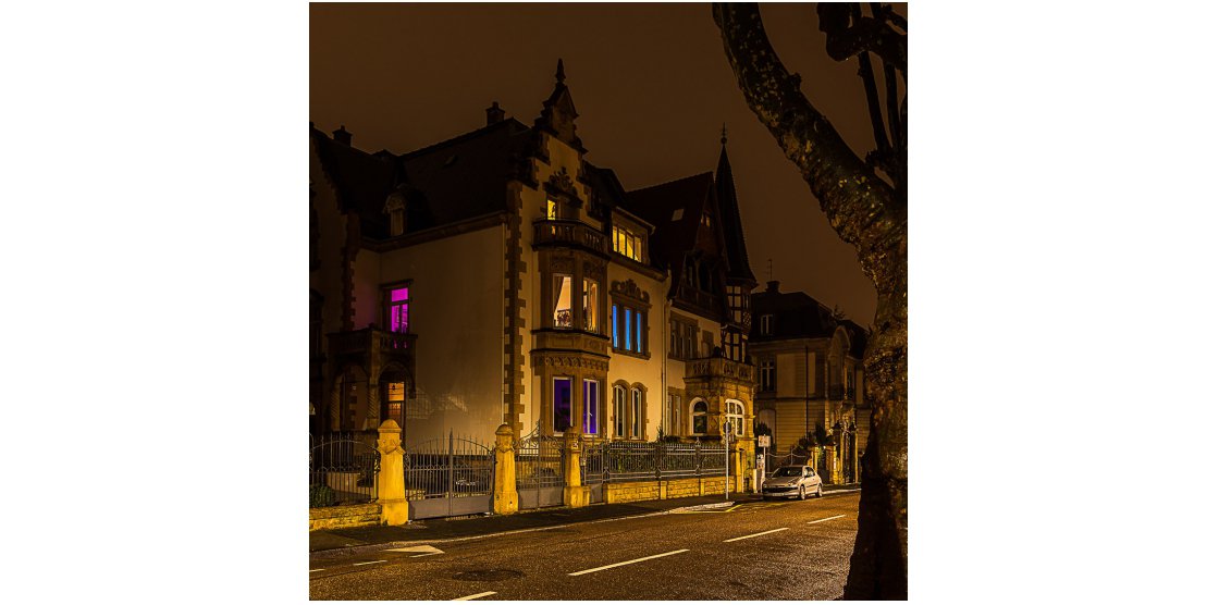 Exposition Metz - Quartier impérial, les ponts, la nuit