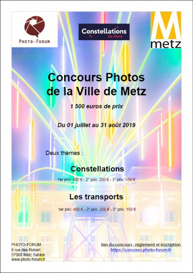 Concours photos de la ville de Metz 2019 - Les résultats