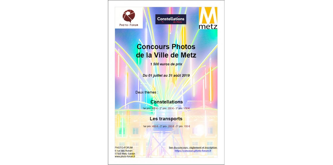 Concours photos de la ville de Metz 2019