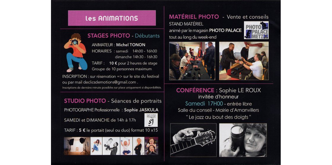 FESTIVAL PHOTO - Déclics D'émotions