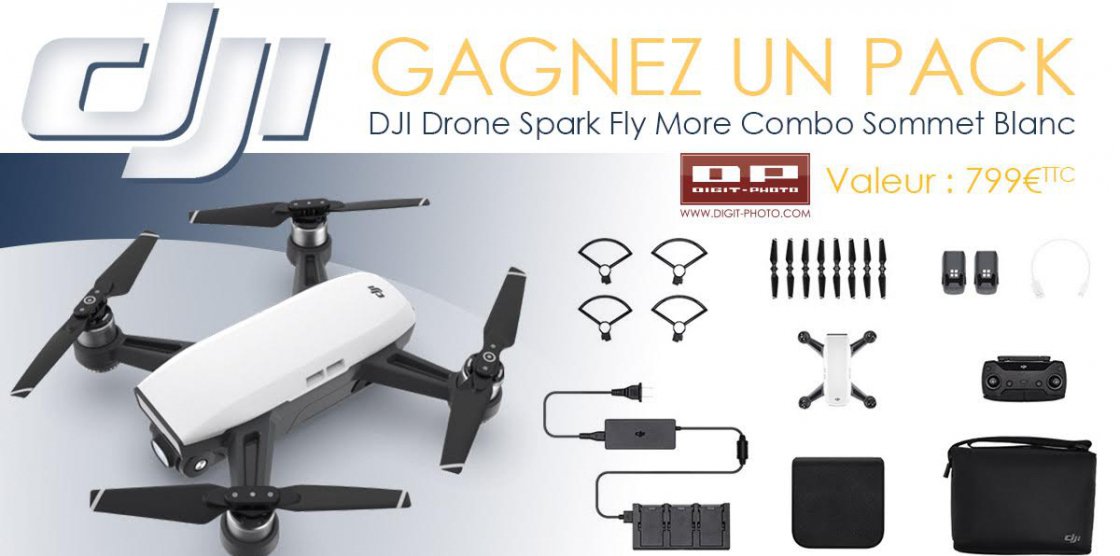 Gagnez un drone DJI d'une valeur de 799 €